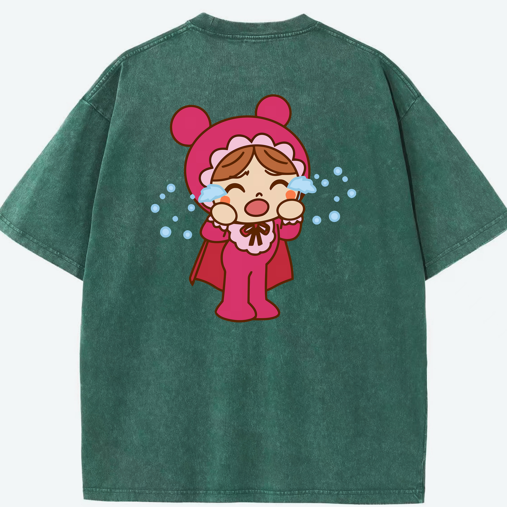 （画像用） アンパンマン Anpanman 綿100% ヴィンテージ風 半袖Tシャツ（背面プリント）